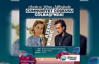 Azerin ve Kıraç Gölbaşı’nda 29 Ekim coşkusu...