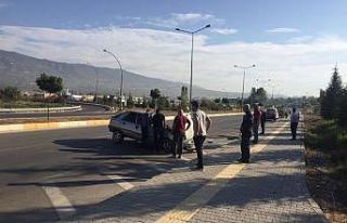 Baba ile oğlunu kaza ayırdı