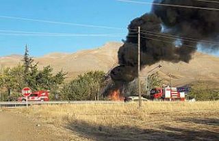 Bahçe yangını korkuttu