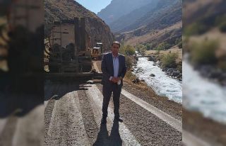 Bahçesaray’daki Subaşı bölgesinin yolu asfaltlandı
