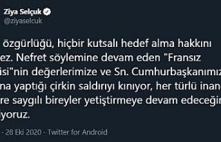 Bakan Selçuk: “İfade özgürlüğü, hiçbir kutsalı...