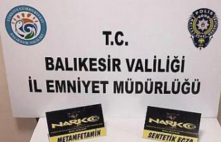 Balıkesir polisinden uyuşturucu operasyonu