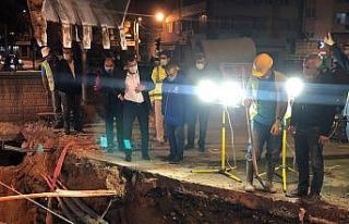 Balıkesir’de BASKİ yeni yağmur suyu borularını...