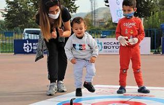 Başiskeleliler Floor Curling ile eğlendi