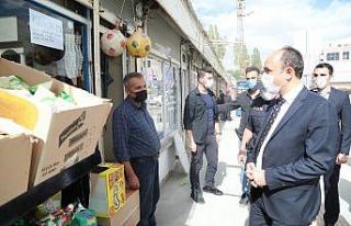 Başkale’de korona virüs denetimi gerçekleştirildi