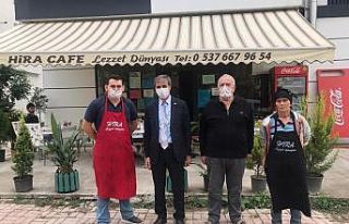 Başkan Alemdar, Arabacıalanı esnafına misafir...