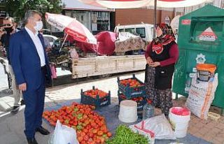 Başkan Altınsoy esnafları ziyaret etti