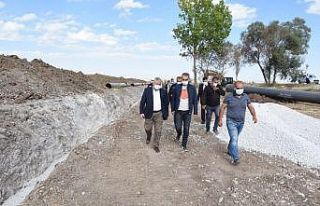 Başkan Aşgın Koçhisar barajın’daki çalışmaları...