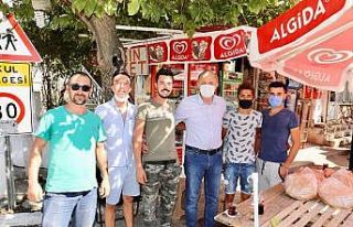 Başkan Atabay, restorasyon çalışmalarını yerinde...