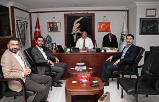 Başkan Bozkurt’a danışmanlardan ziyaret