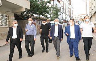 Başkan Büyükgöz Ulus mahallesini turladı