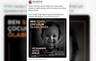 Başkan Çerçioğlu, SMA hastası Doğu bebeğe destek...