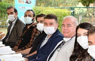 Başkan Dinçer inşaat mühendisleriyle bir araya...