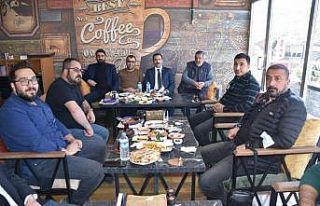 Başkan Geylani gazetecilerle bir araya geldi