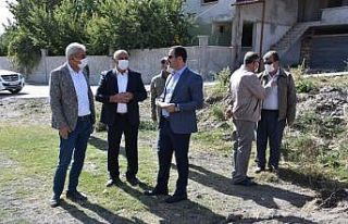 Başkan Geylani, Karşıyaka Mahallesi’nde incelemelerde...