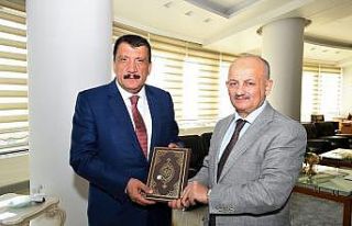 Başkan Gürkan, Müftü Işıldar’ı ağırladı