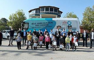 Başkan Işıksu, EBA Mobil Destek Aracı’nda uzaktan...