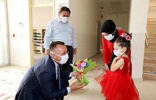 Başkan Işıksu’dan öğrencilere moral ziyareti