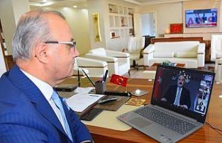 Başkan Kayda, Bakan Varank ile telekonferans toplantısına...