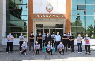 Başkan Kılıç’tan kadın hentbol takımına destek