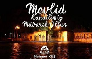 Başkan Kuş vatandaşların mevlid kandilini kutladı