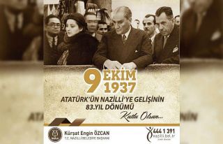 Başkan Özcan, Atatürk’ün Nazilli’ye gelişinin...