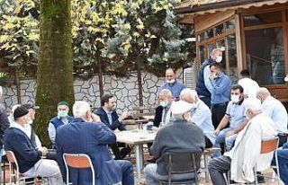 Başkan Özlü halkla iç içe olmaya devam ediyor