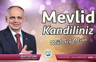 Başkan Öztürk’ten Mevlid Kandili mesajı
