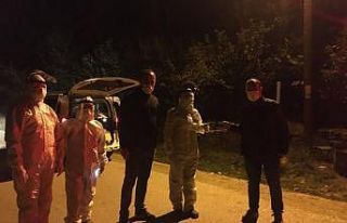 Başkan Soydan karantinaya alınan Ahmetler köyünü...