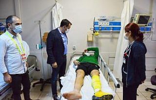Başkan Yüksel, galibiyet sevincine ortak oldu