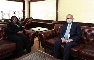 Başkan Zolan, Tanzanya Büyükelçisi ile bir araya...