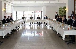 Bayburt İl Garnizon Komutanı Diker’e veda yemeği...