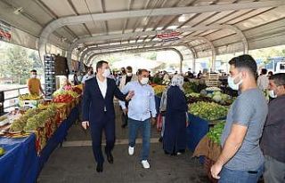 Baydilli pazar esnafını bir araya geldi