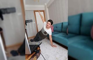 Beden dersi bu sefer evlerde yapıldı