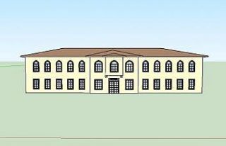 Belediye mezarlıklar müdürlüğü için binası...