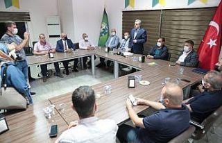 Beyazgül’den Şanlıurfaspor yönetimine ziyaret