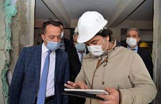 Bilecik’teki okul binalarında güçlendirme çalışması...