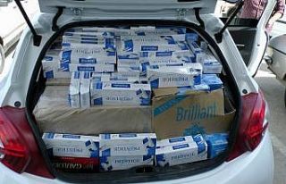 Bin 701 paket kaçak sigara ele geçirildi