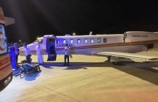 Bingöl’de hasta, ambulans uçakla Ankara’ya sevk...
