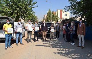 Bismil’de Suriyeli ailelere hijyen kiti dağıtıldı