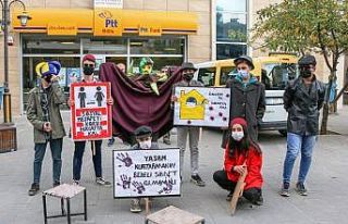 Bitlis’te pandemiye dikkat çekmek için tiyatro...