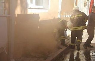 Bodrum katta çıkan yangın korkuttu