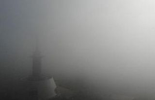 Bolu kent merkezi sisle kaplandı