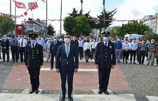 Bozyazı’da Cumhuriyet Bayramı kutlamaları çelenk...