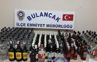 Bulancak’ta çok sayıda kaçak içki ve sahte içki...