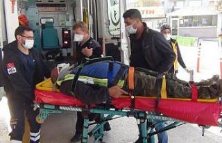 Bursa’da demir ustası ölümden döndü