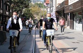 Bursa’da paylaşımlı bisiklet dönemi