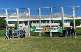 Bursaspor taraftarı takımına moral verdi