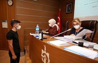 Büyükşehir’de 230 stajyer iş başı yaptı