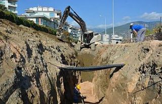 Büyükşehirden Alanya Oba Çarşamba’ya kanalizasyon